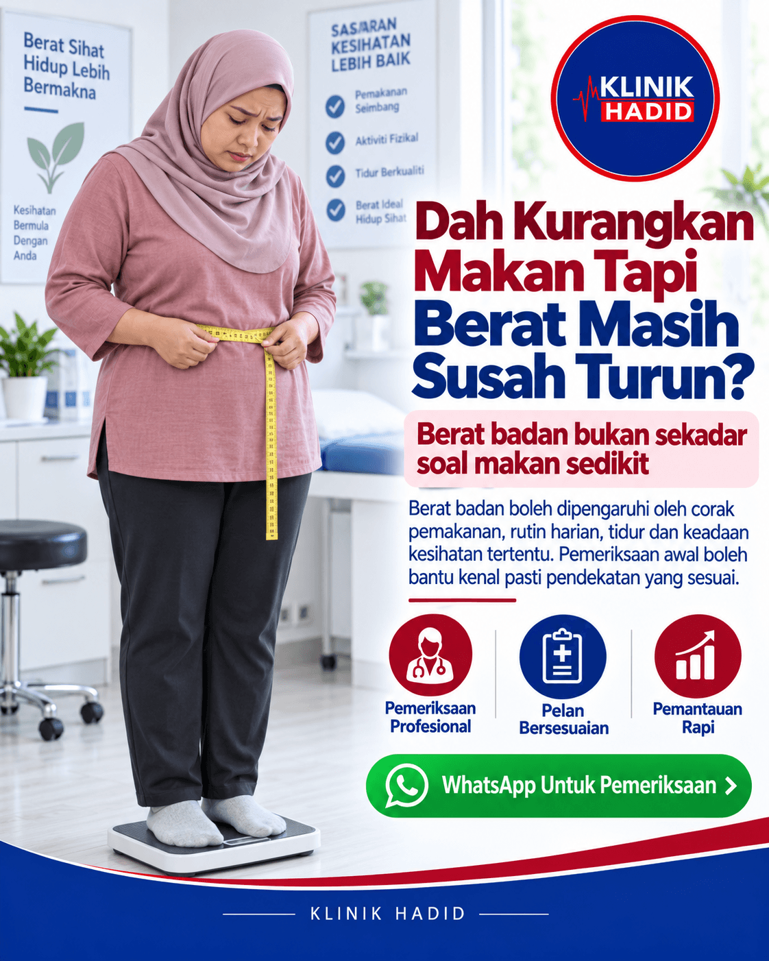 Dah Kurangkan Makan Tapi Berat Masih Susah Turun? Ini Yang Perlu Difahami